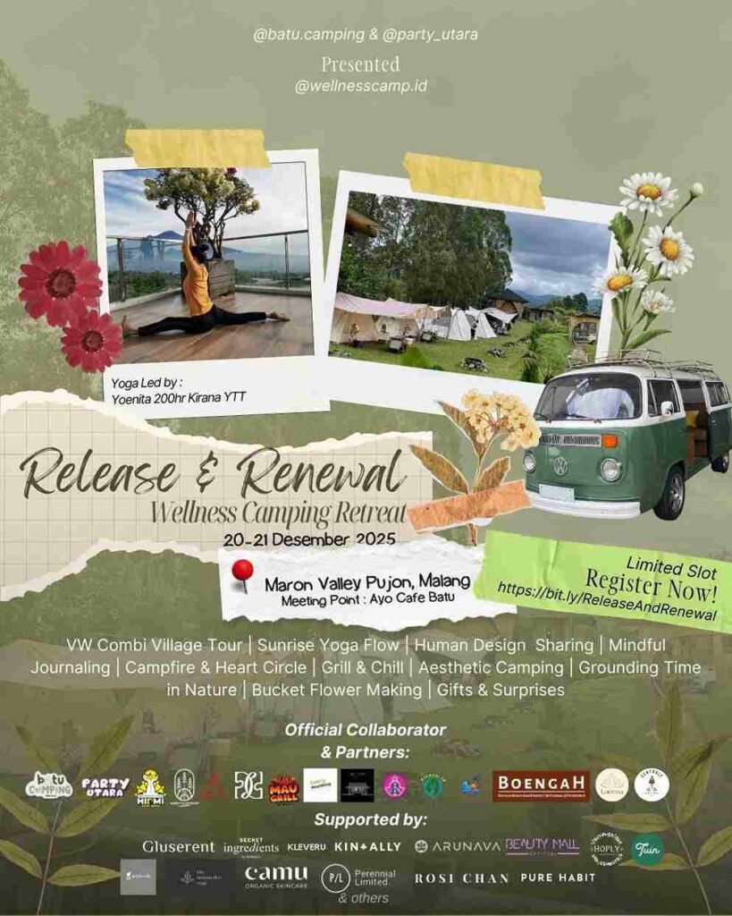 Release & Renewal: Wellnes Camping Retreat Kolaborasi HIPMI Batu